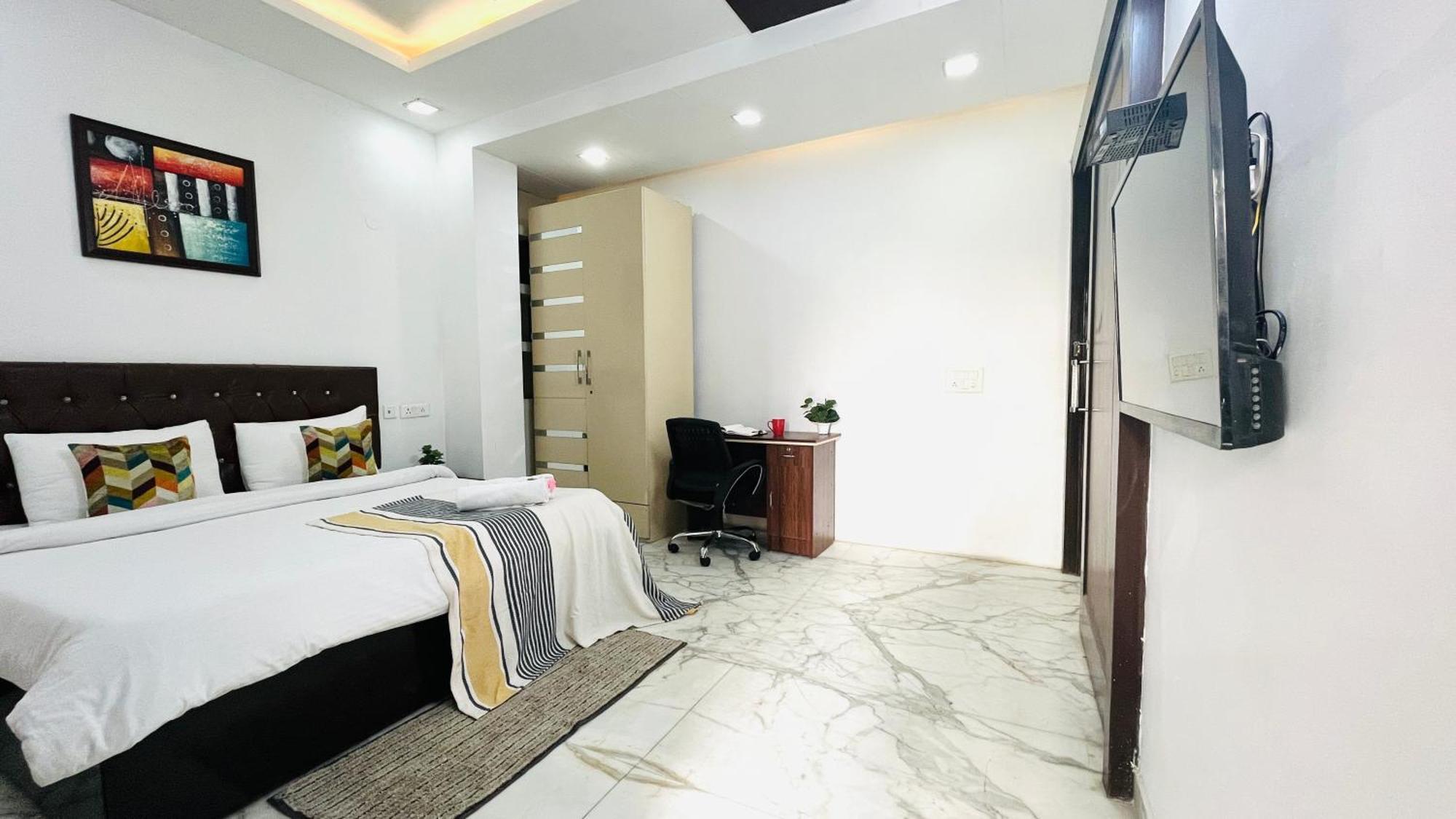 Olive Service Apartments - Greater Kailash New Delhi Kamer foto