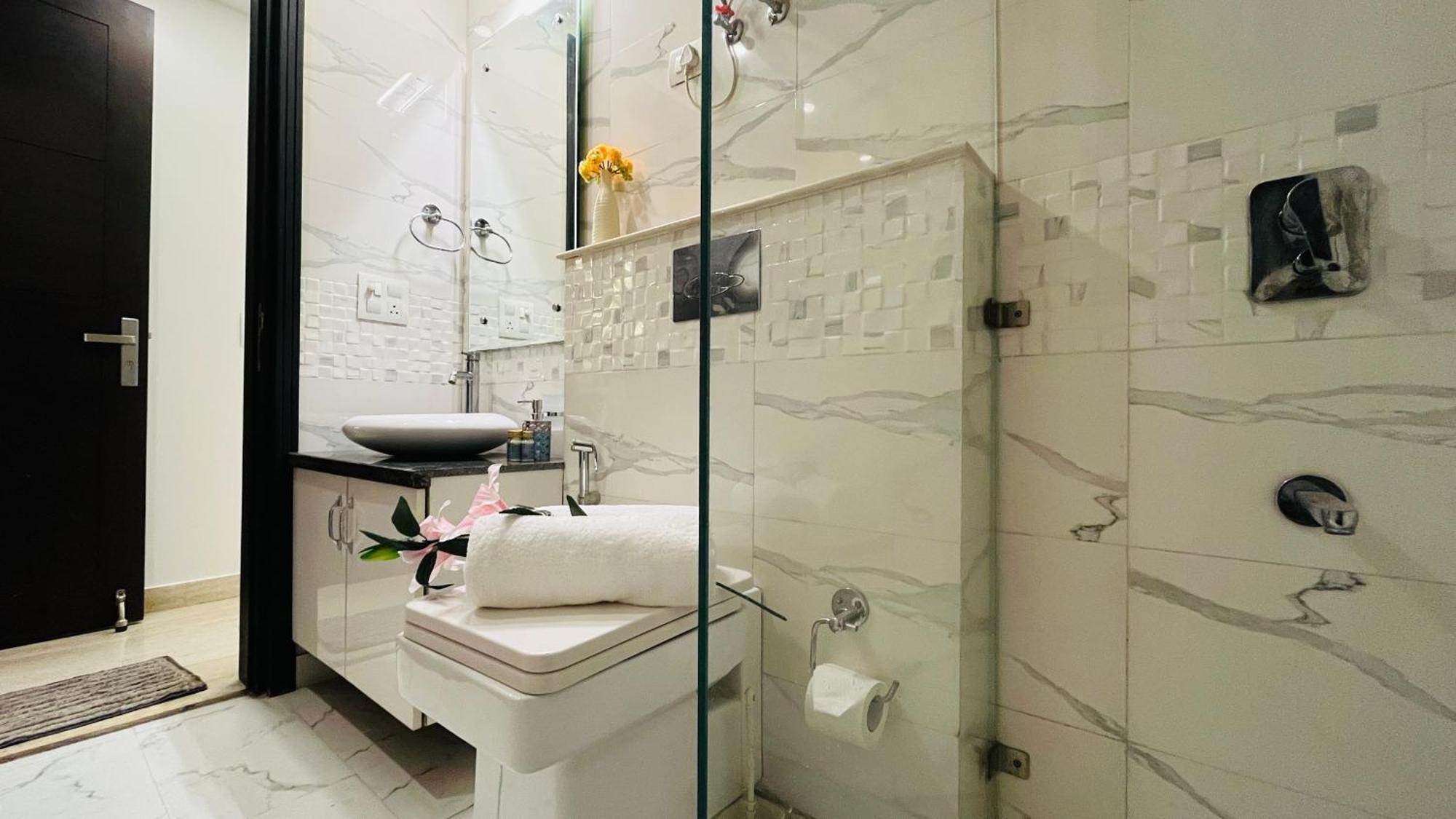 Olive Service Apartments - Greater Kailash New Delhi Kamer foto