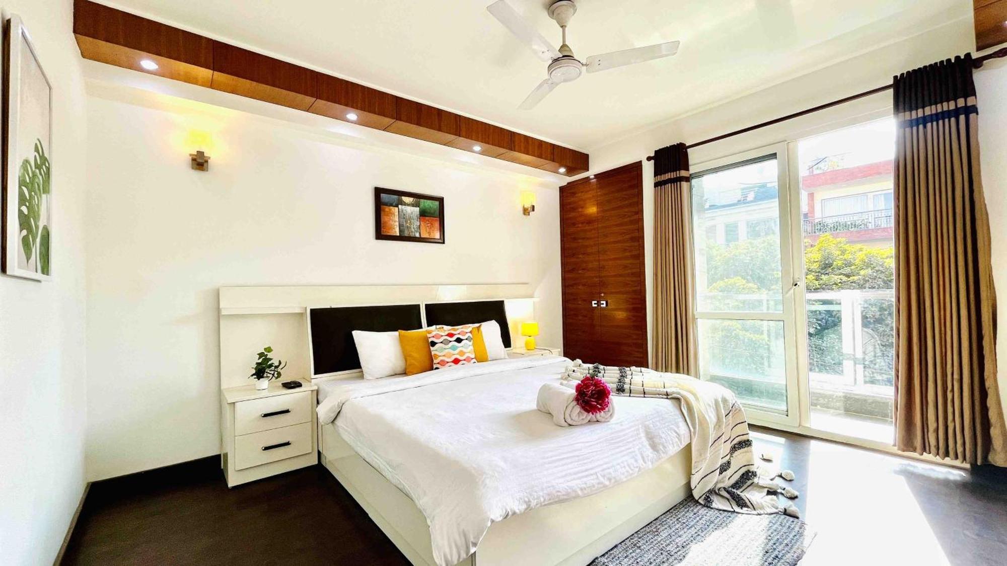 Olive Service Apartments - Greater Kailash New Delhi Kamer foto