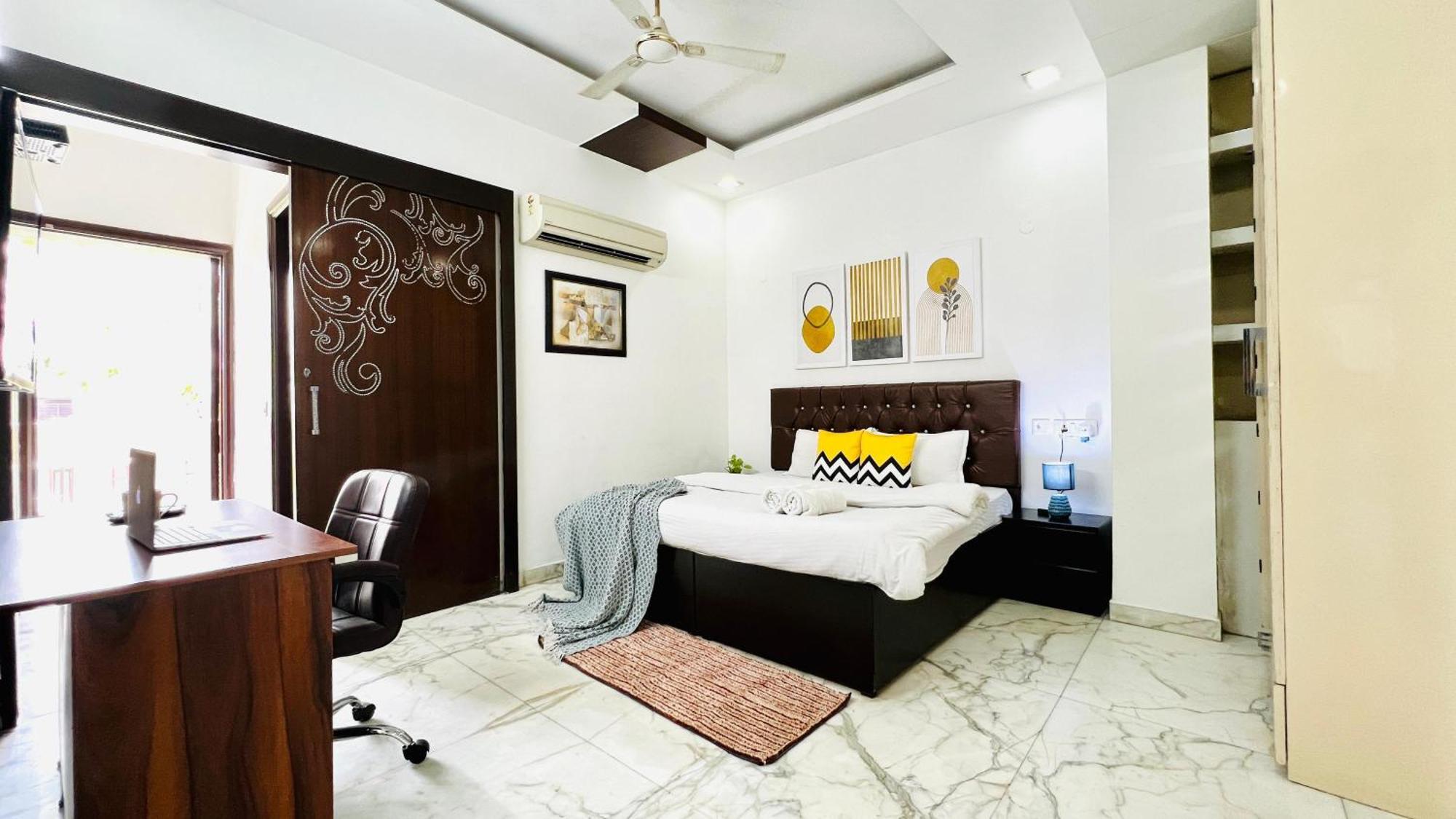 Olive Service Apartments - Greater Kailash New Delhi Kamer foto