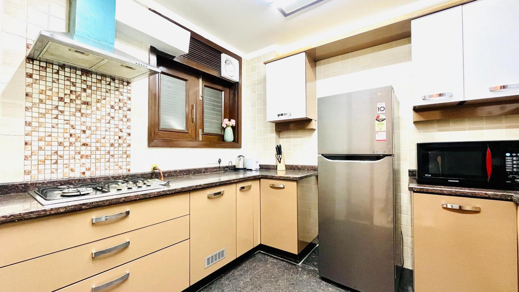 Olive Service Apartments - Greater Kailash New Delhi Kamer foto