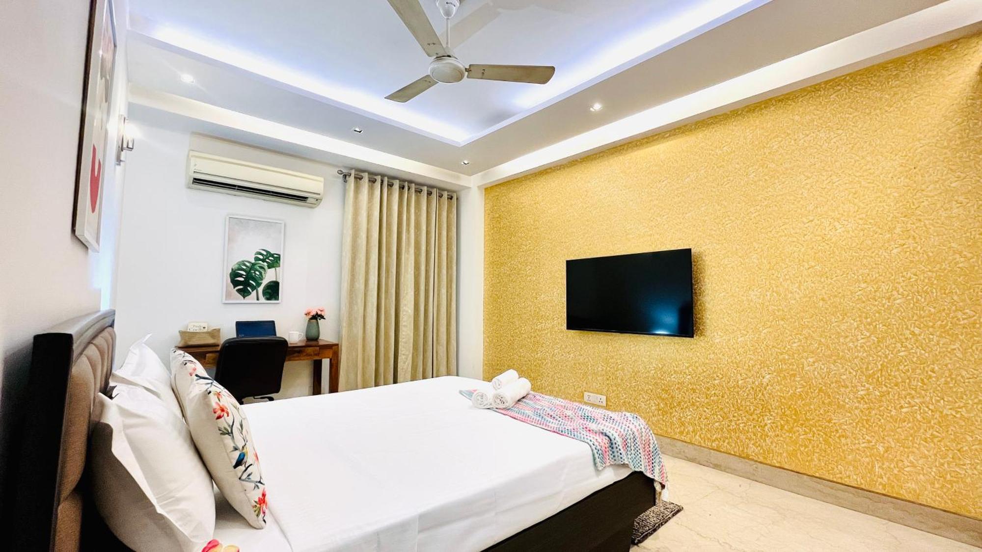 Olive Service Apartments - Greater Kailash New Delhi Kamer foto